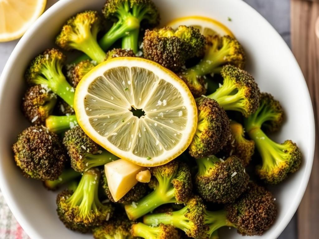 Crispy Air Fryer Broccoli with Parmesan