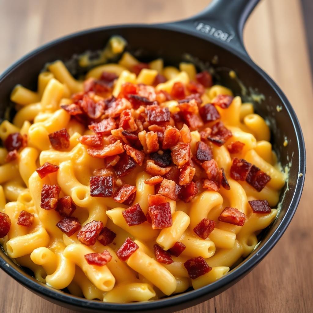 Bacon Mac and Cheese Skillet