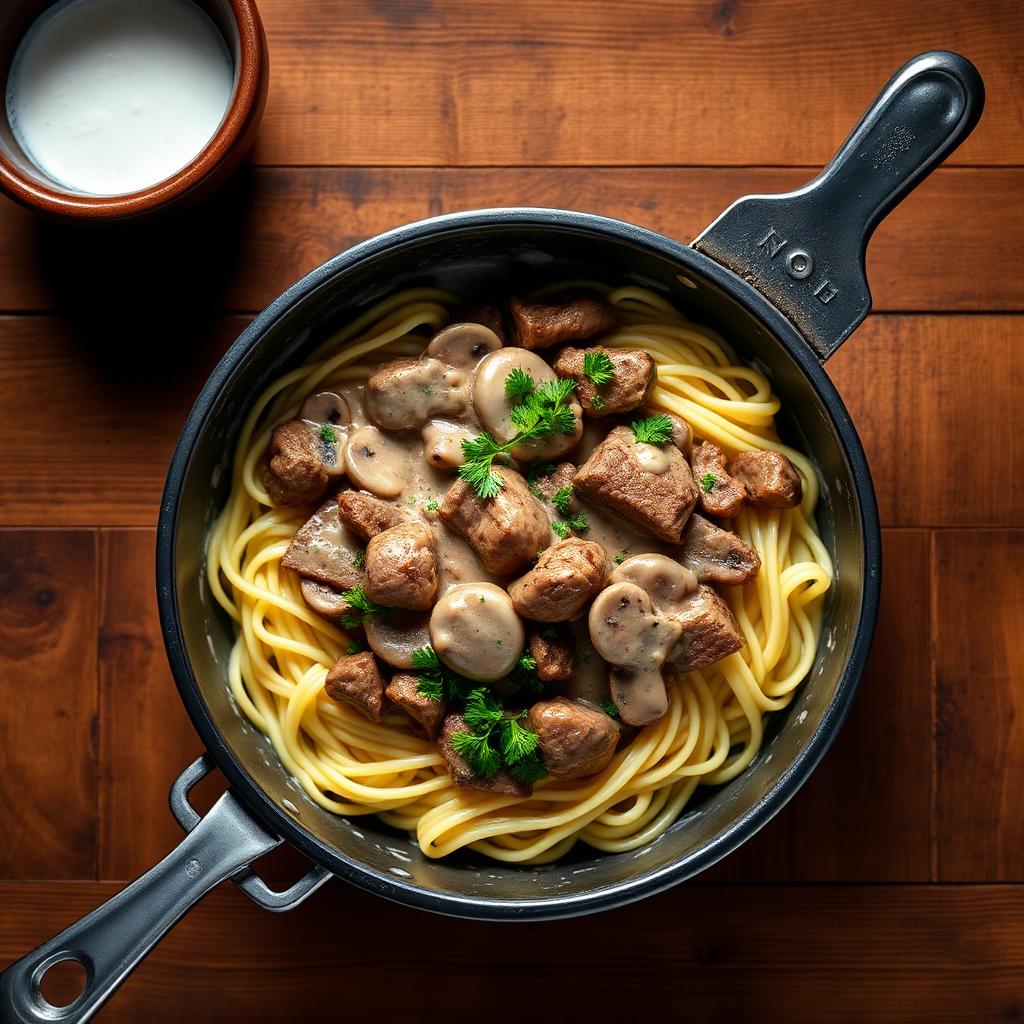 Easy Beef Stroganoff