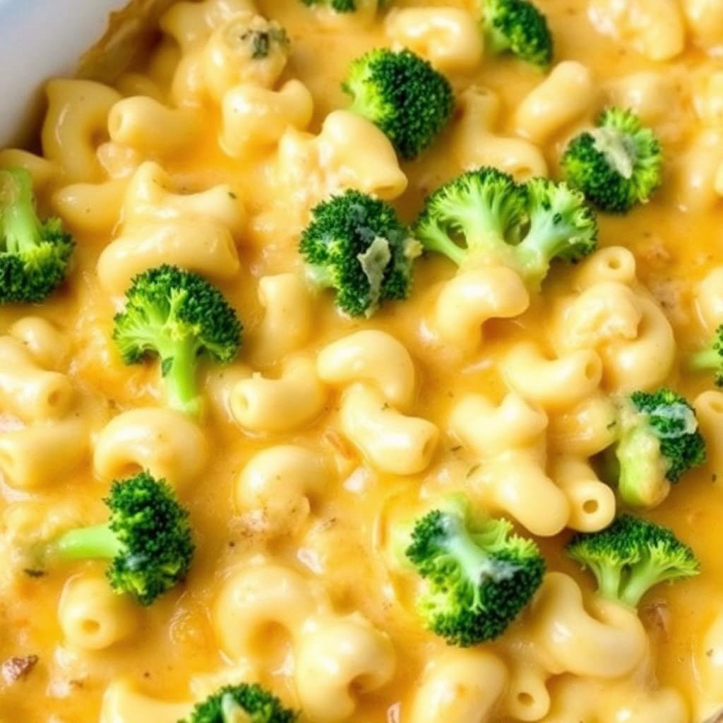 Broccoli Cheddar Mac and Cheese