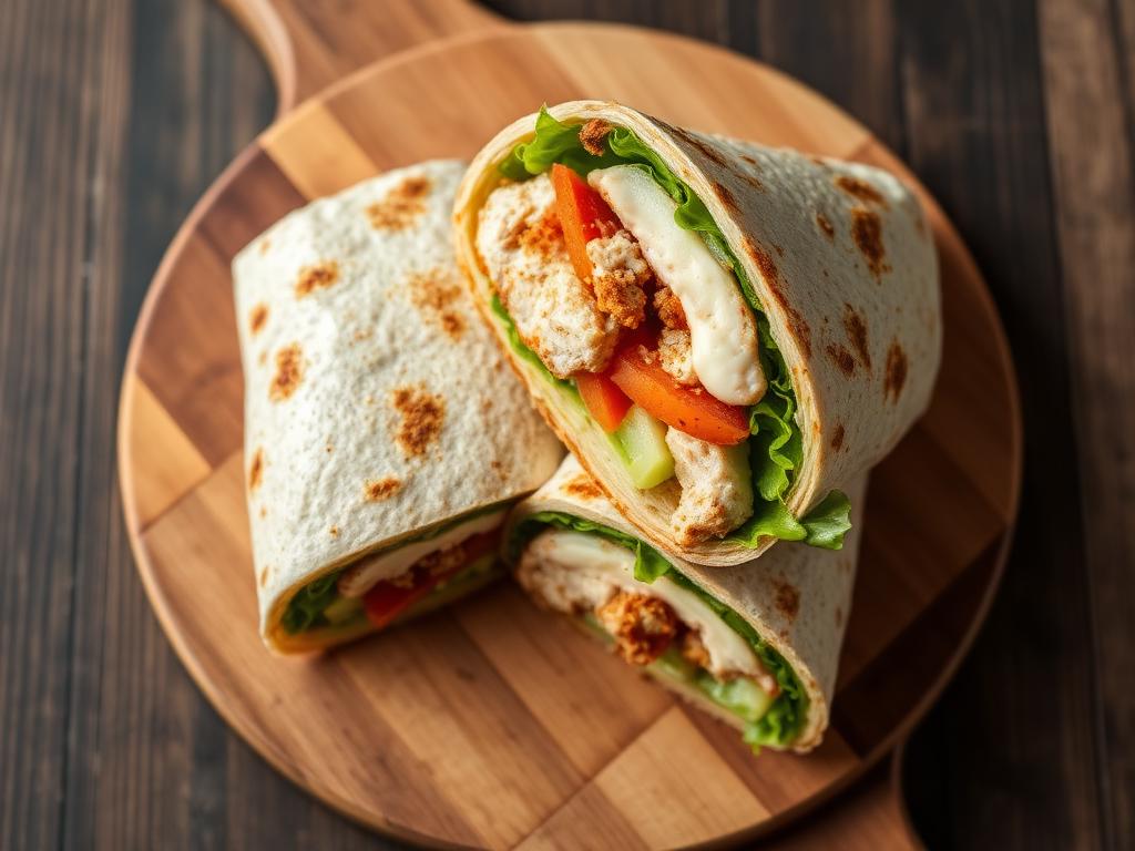Crispy Chicken Ranch Wrap