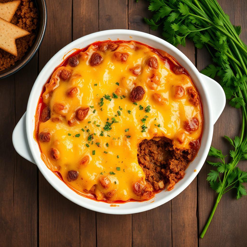 Cheesy Ground Beef Casserole