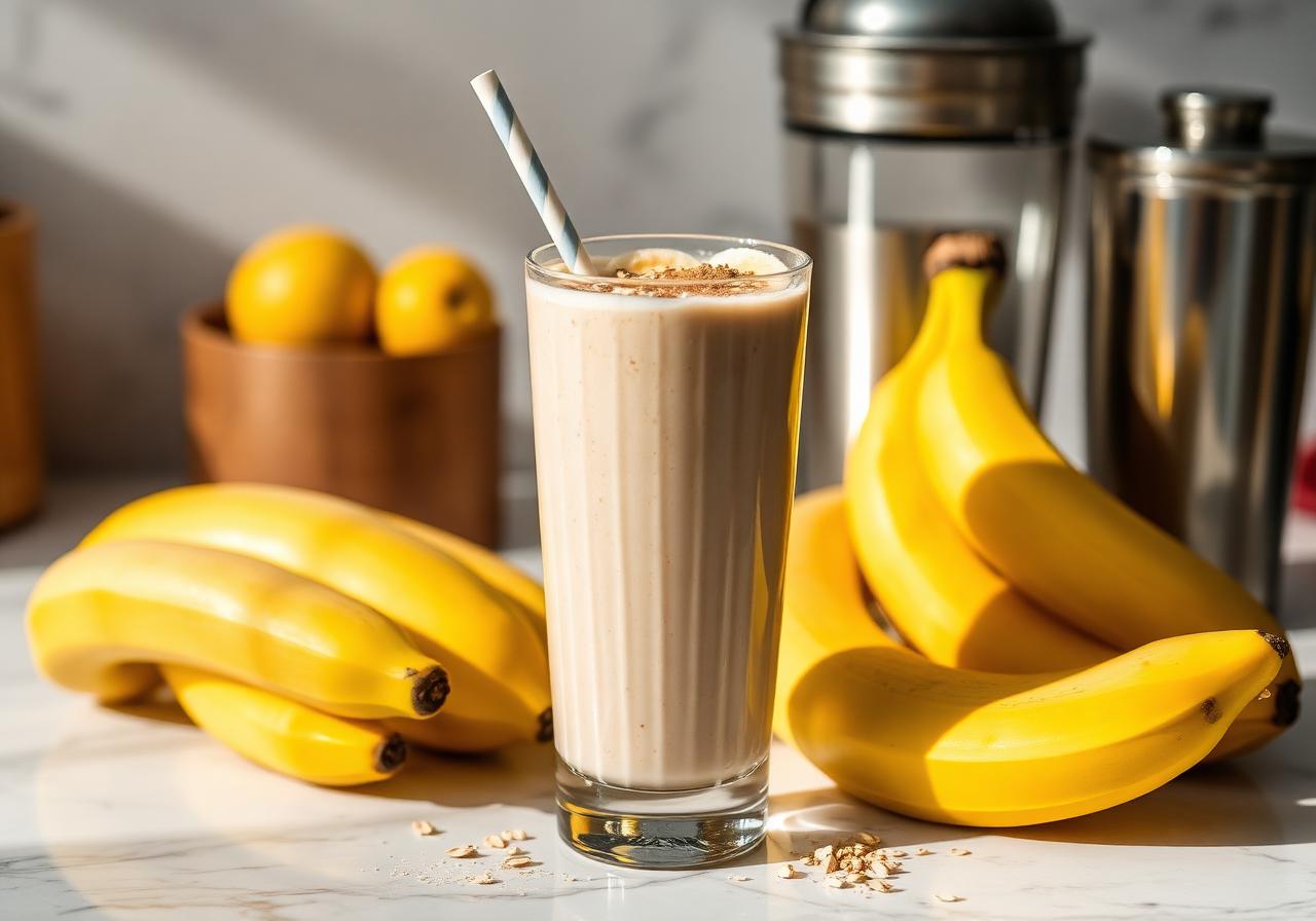 High Protein Banana Protein Shake