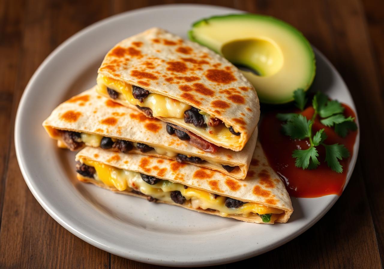 High Protein Breakfast Quesadilla