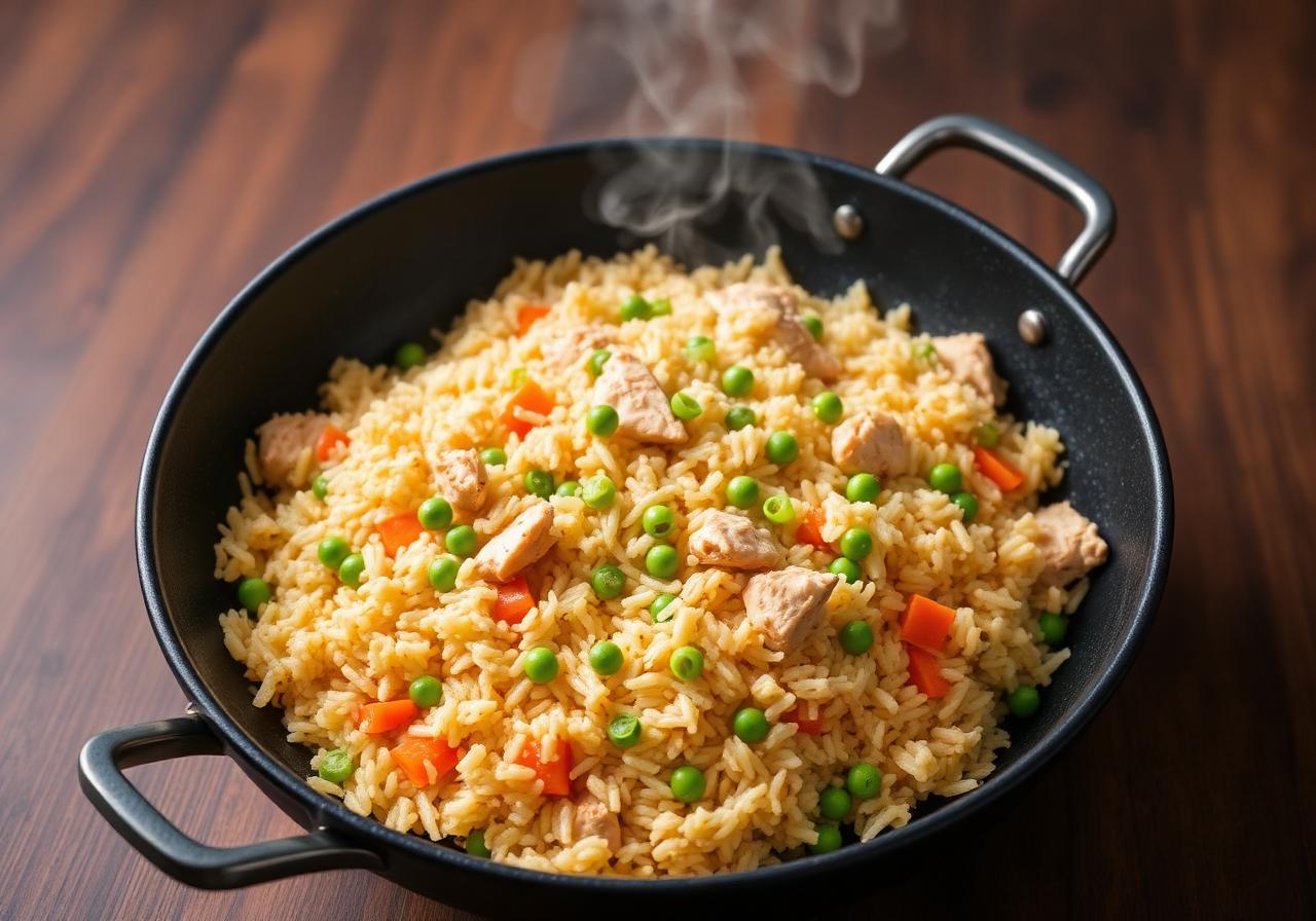 High Protein Chicken Fried Rice
