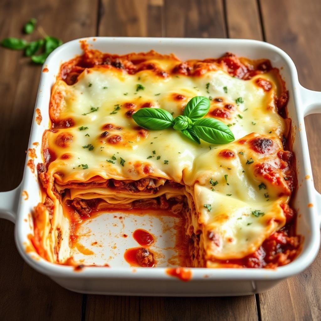 High Protein Cottage Cheese Lasagna