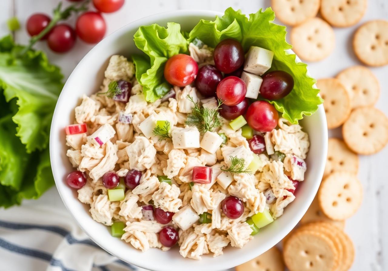 High Protein Greek Yogurt Chicken Salad