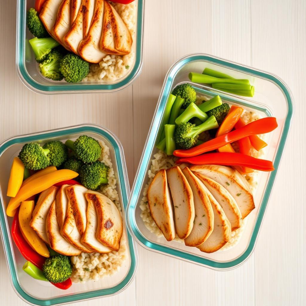 High Protein Meal Prep Chicken Bowls
