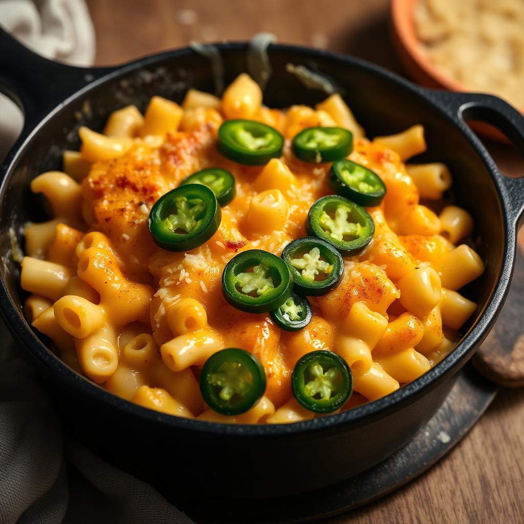 Spicy Jalapeño Mac and Cheese