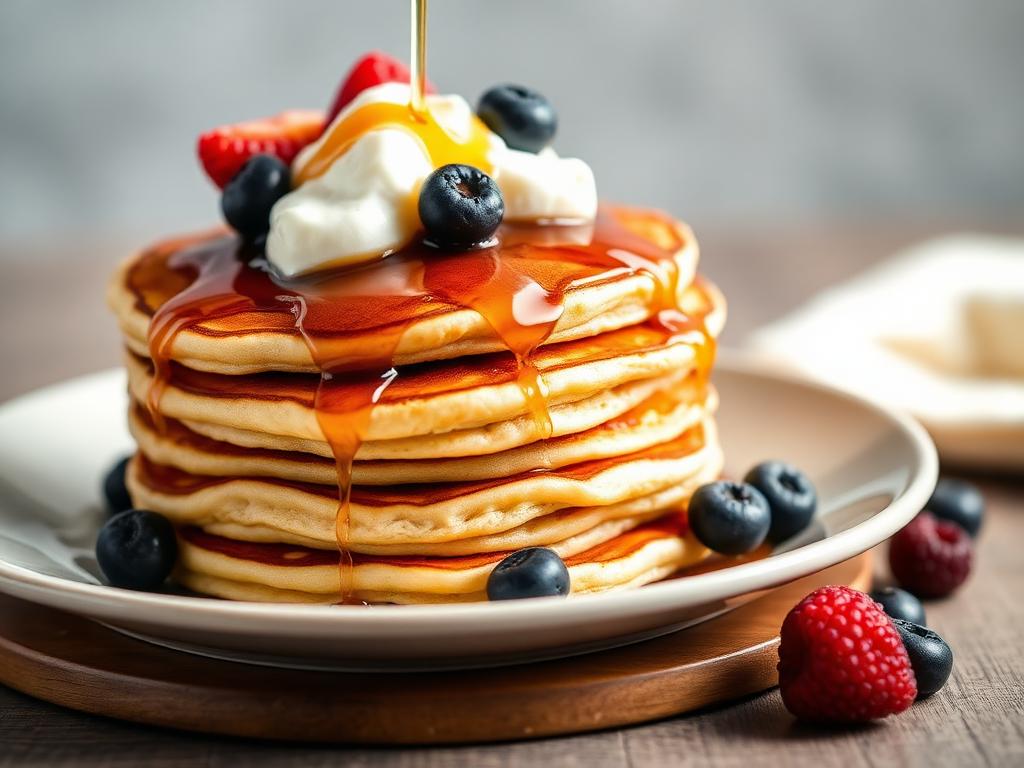 Fluffy Protein Pancakes