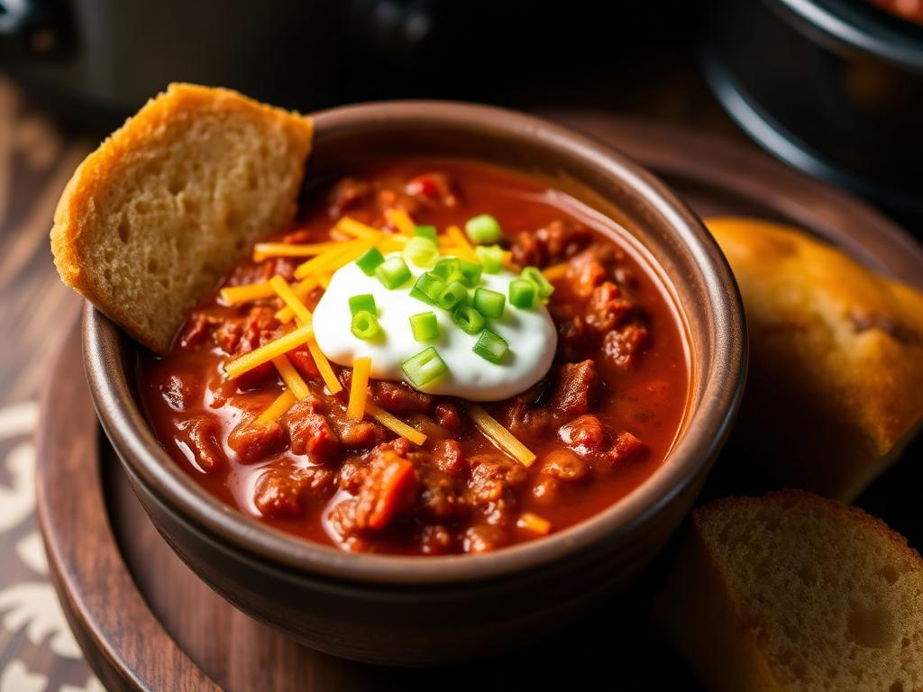 Slow Cooker Beef Chili