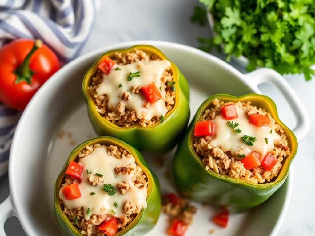 Healthy Stuffed Bell Peppers