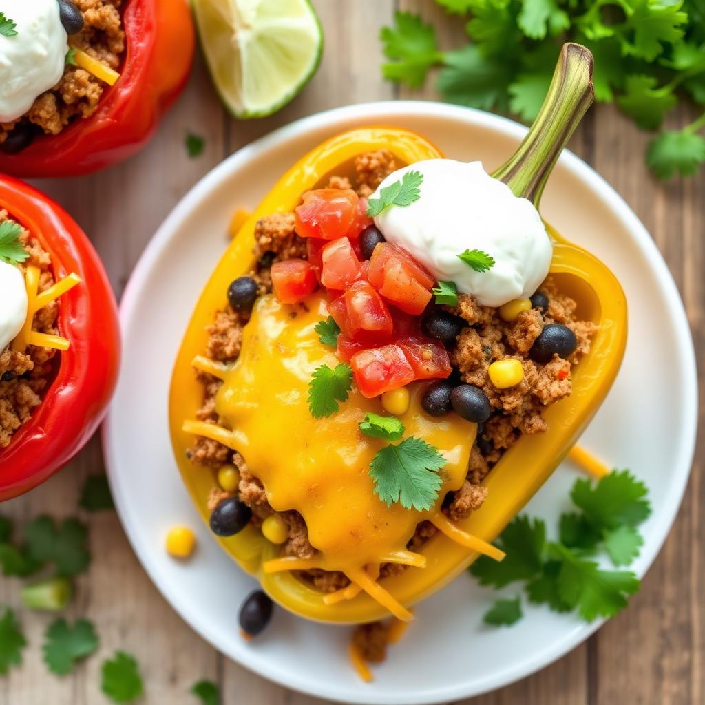 Taco Stuffed Bell Peppers